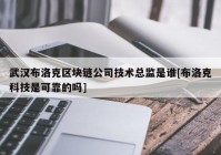 武汉布洛克区块链公司技术总监是谁[布洛克科技是可靠的吗]